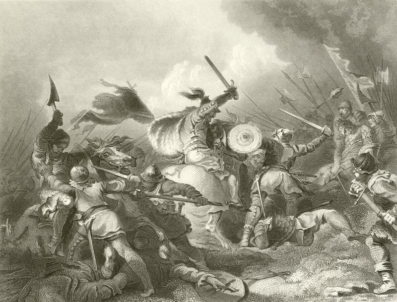 The Battle of Hastings by Philippe Jacques de Loutherbourg
