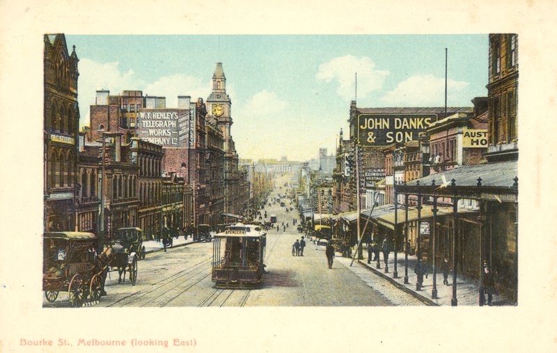 Bourke Street, Melbourne, Victoria, Australia by Photographer Australian
