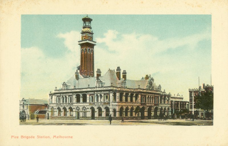 Fire Brigade Station, Melbourne, Victoria, Australia by Photographer Australian