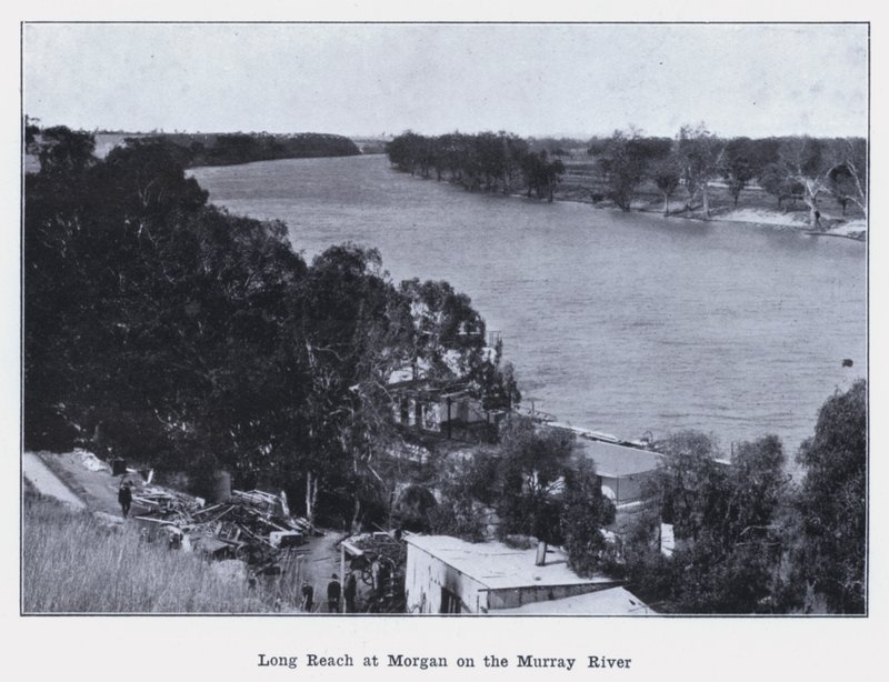 Long Reach at Morgan on the Murray River by Photographer Australian