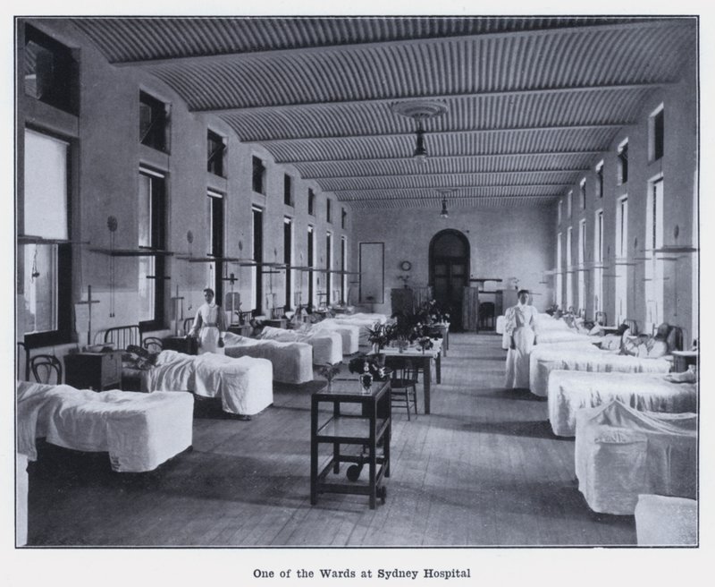 One of the Wards at Sydney Hospital by Photographer Australian