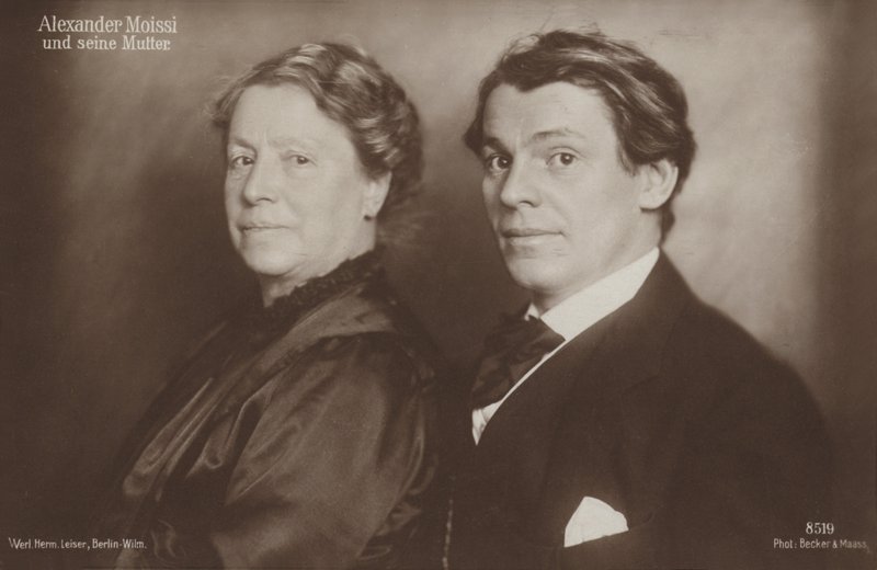 Portrait of Aleksander Moissi by Photographer Austrian