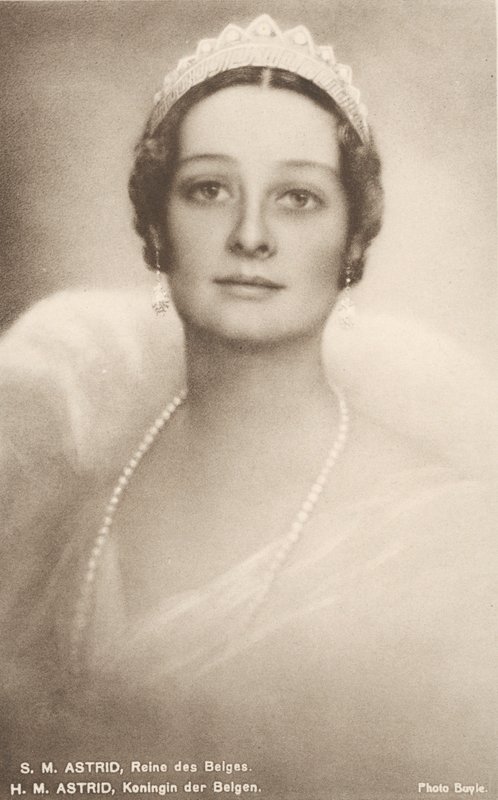 Astrid of Sweden, Queen of the Belgians, Consort of Leopold III of Belgium by Photographer Belgian