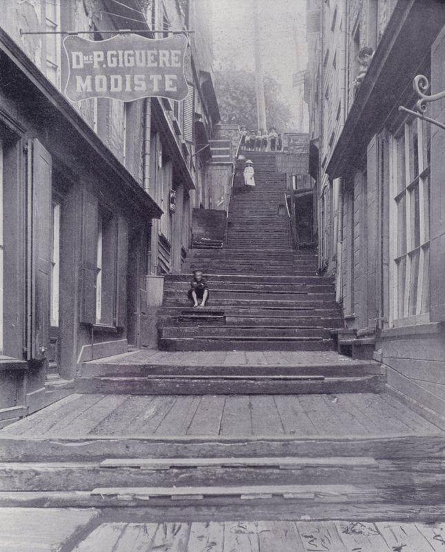 Canada: Break-Neck Steps, Quebec by Photographer Canadian