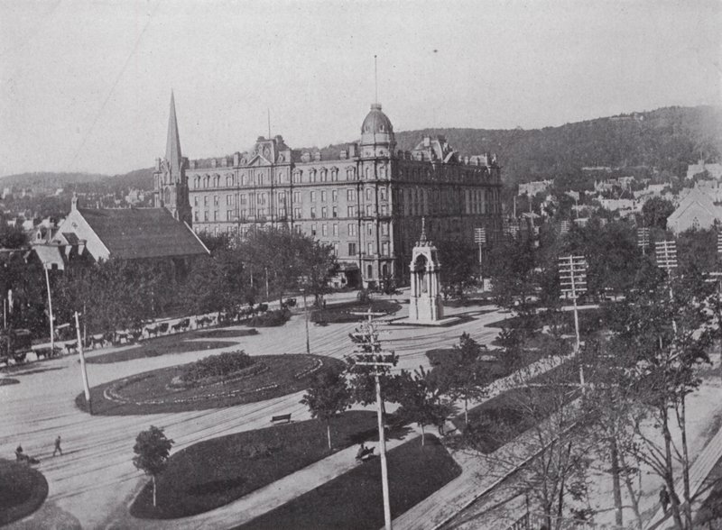 Dominion Square and Windsor Hotel, Montreal by Photographer Canadian