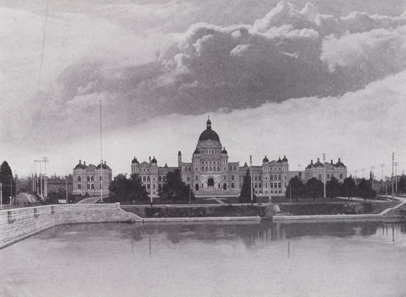 Parliament Buildings, Victoria, British Columbia by Photographer Canadian