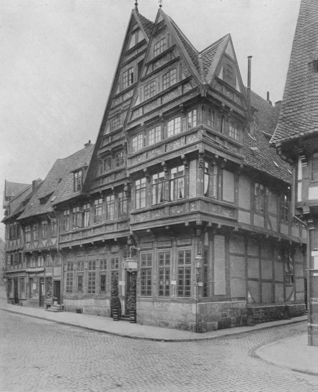 Old German House on Osterstrasse by Photographer German
