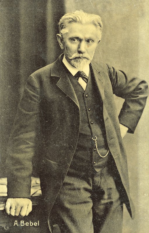 August Bebel, German socialist politician by Photographer German