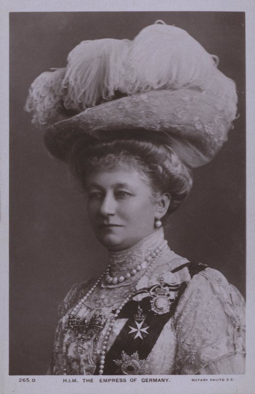 Augusta Victoria of Schleswig-Holstein, Empress of Germany and wife to Wilhelm II by Photographer German
