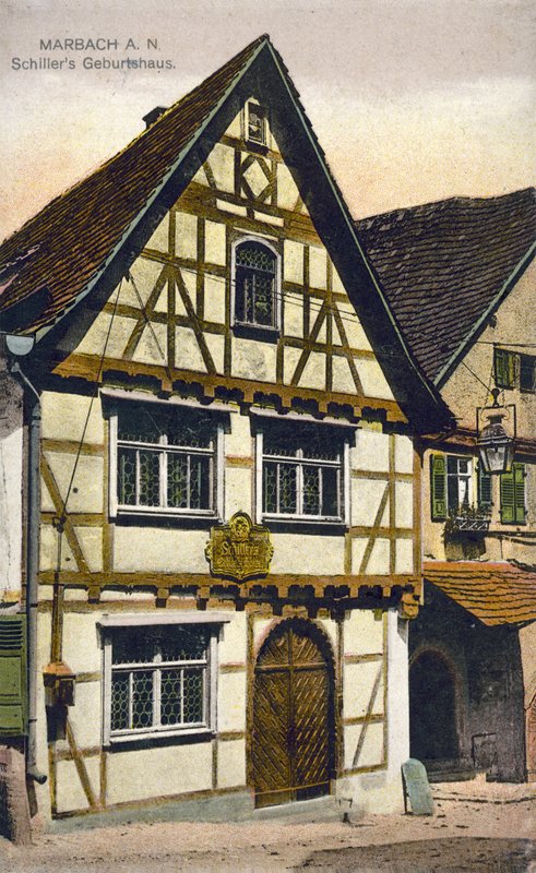 Birthplace of Friedrich Schiller, Marbach am Neckar, Germany by Photographer German