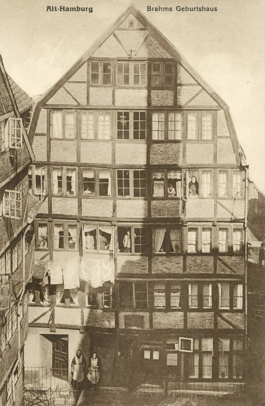 Birthplace of Johannes Brahms, Hamburg, Germany by Photographer German