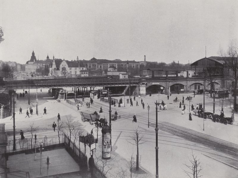 Charlottenburg, Hardenberg Street, Zoological Garden Station by Photographer German
