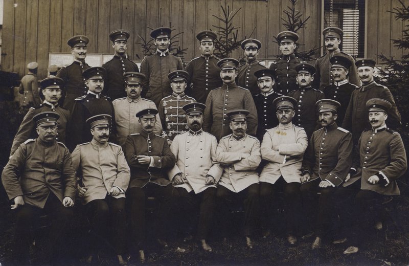 Group of German army officers by Photographer German
