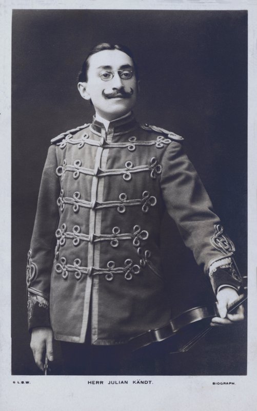 Julian Kandt, Austrian violinist and band leader by Photographer German
