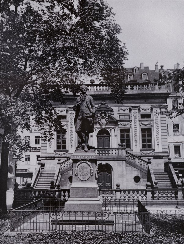 Leipzig: Goethe-Denkmal Auf Dem Naschmarkt by Photographer German