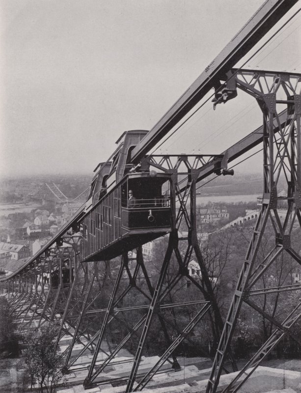 Loschwitz, Suspension Railway by Photographer German