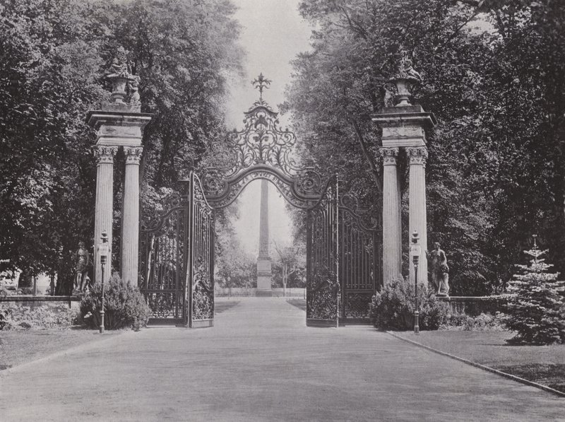 Potsdam, Entrance to the Park of Sanssouci by Photographer German
