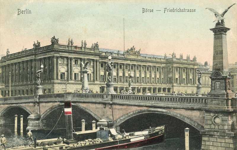 Stock Exchange, Friedrichstrasse, Berlin by Photographer German