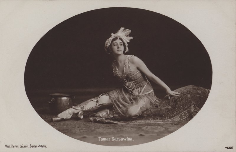 Tamara Karsavina, Russian ballerina and ballet teacher by Photographer German