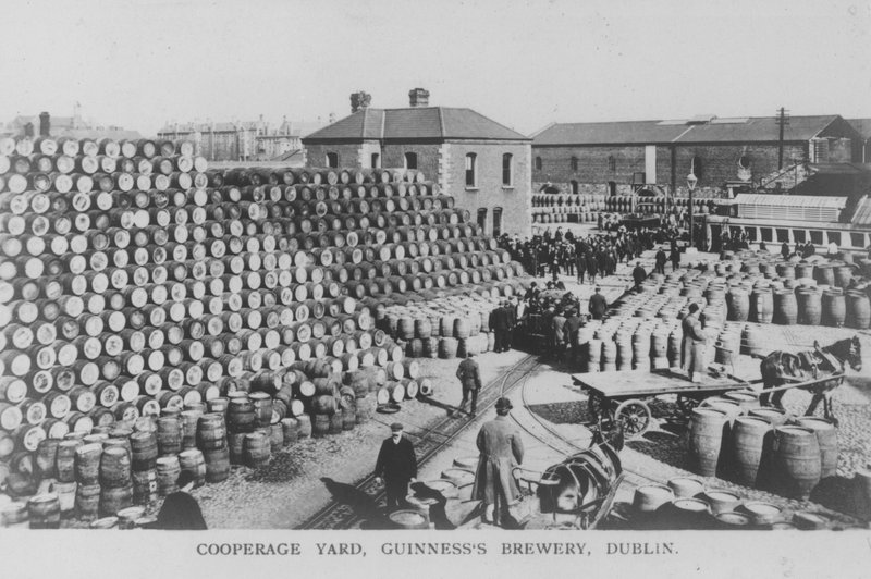 Cooperage yard, Guinness Brewery, Dublin, Ireland by Photographer Irish