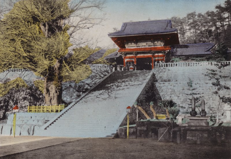 Japan, c.1912: Hachiman Temple, Kamakura by Photographer Japanese