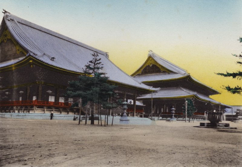 Japan, c.1912: Higashi Honganji Temple, Kyoto by Photographer Japanese