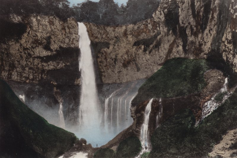 Japan, c.1912: Kegon Fall, Nikko by Photographer Japanese