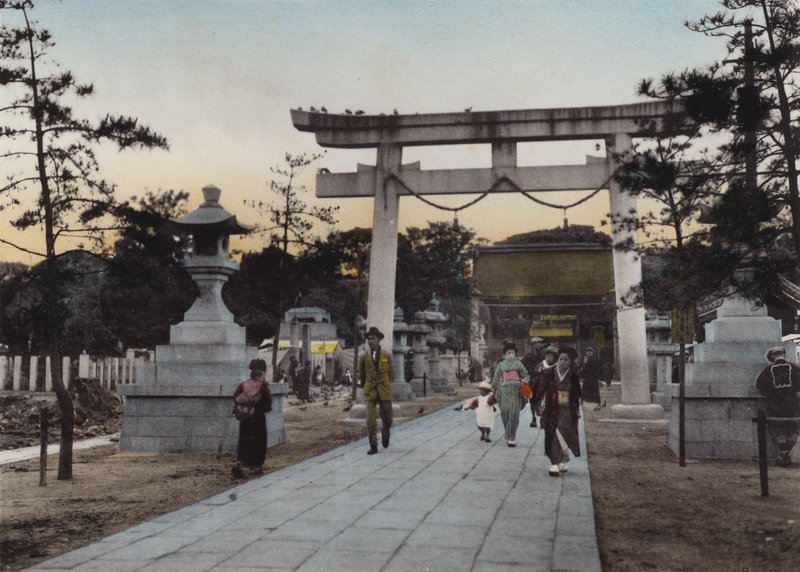 Japan, c.1912: Nanko Shrine, Kobe by Photographer Japanese