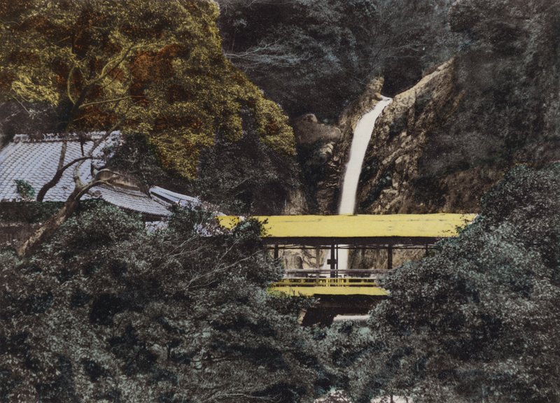 Japan, c.1912: Nunobiki Waterfall, Kobe by Photographer Japanese