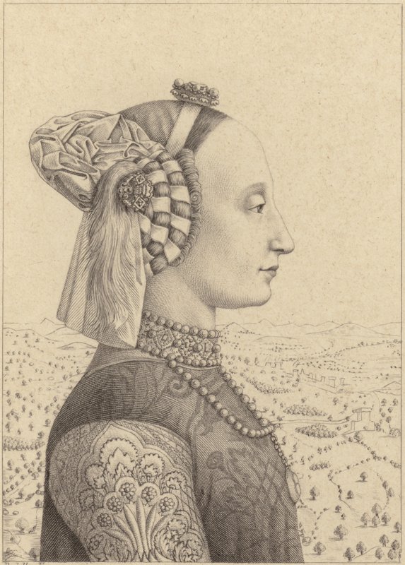 Battista Sforza by Piero della Francesca