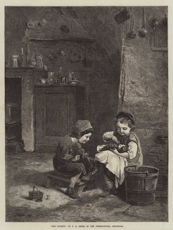 The Patient, in the International Exhibition by Pierre Edouard Frere