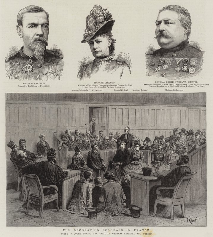 The Decoration Scandals in France by Pierre Mejanel