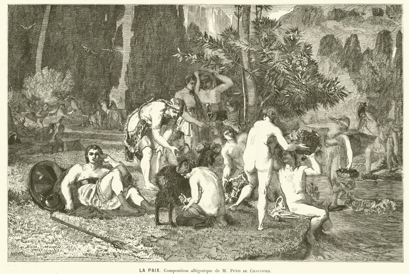 Peace by Pierre (after) Puvis de Chavannes