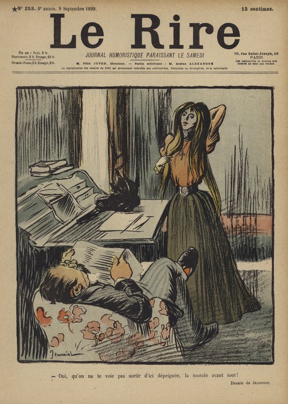 Illustration for Le Rire by Pierre Georges Jeanniot