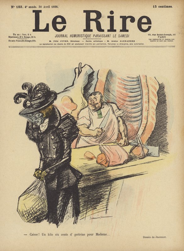 Illustration for Le Rire by Pierre Georges Jeanniot