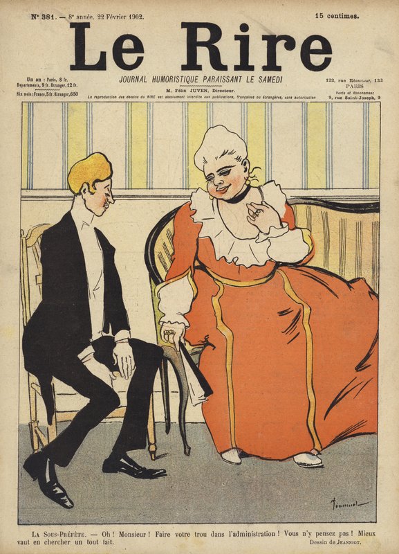 Illustration for Le Rire by Pierre Georges Jeanniot