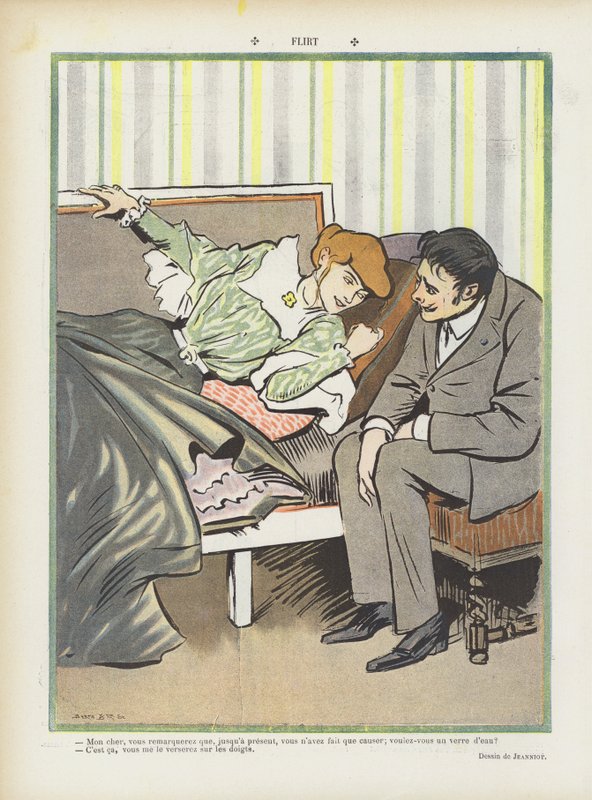 Illustration for Le Rire by Pierre Georges Jeanniot
