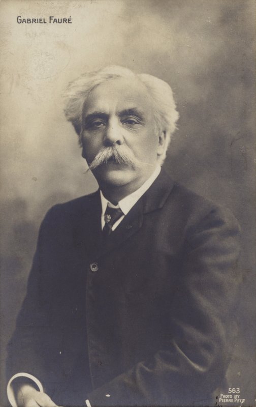 Gabriel Faure, French composer, organist, pianist and teacher (1845-1924) by Pierre Petit