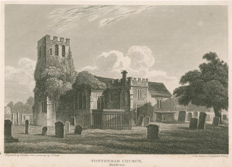 Tottenham Church, London by Pieter Jansz. Quast