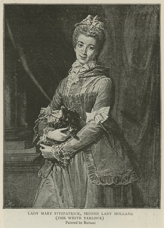 Lady Mary Fitzpatrick, Second Lady Holland by Pompeo Girolamo Batoni