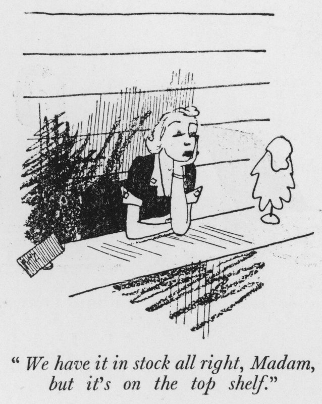 We have it in stock all right, Madam, but it