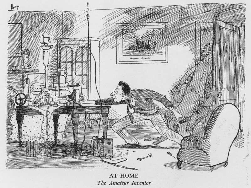 At Home, The Amateur Inventor by Pont