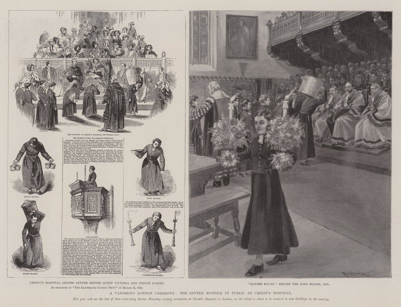 A Vanishing London Ceremony, the Lenten Supping in Public at Christ