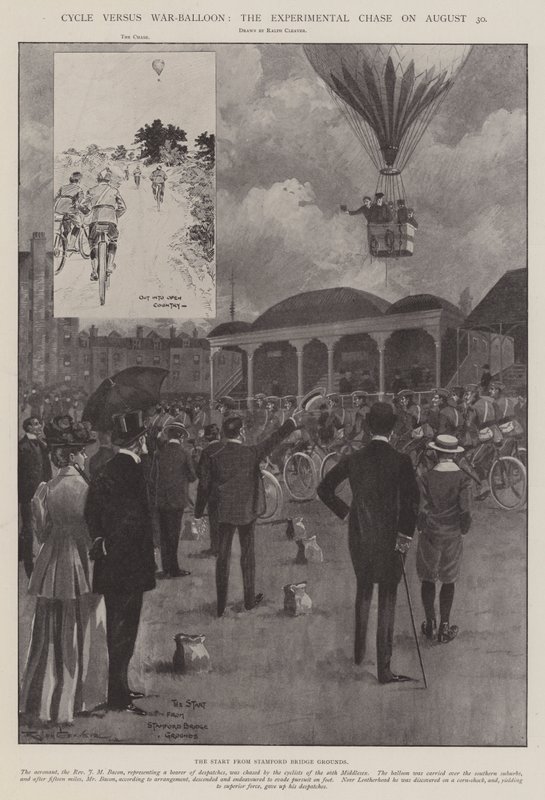 Cycle versus War-Balloon, the Experimental Chase on 30 August by Ralph Cleaver