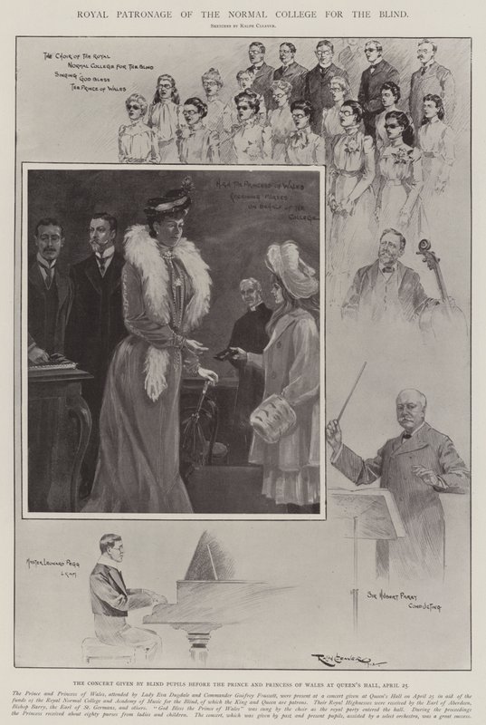 Royal Patronage of the Normal College for the Blind by Ralph Cleaver