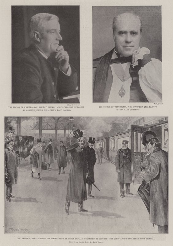 The Death of Queen Victoria by Ralph Cleaver