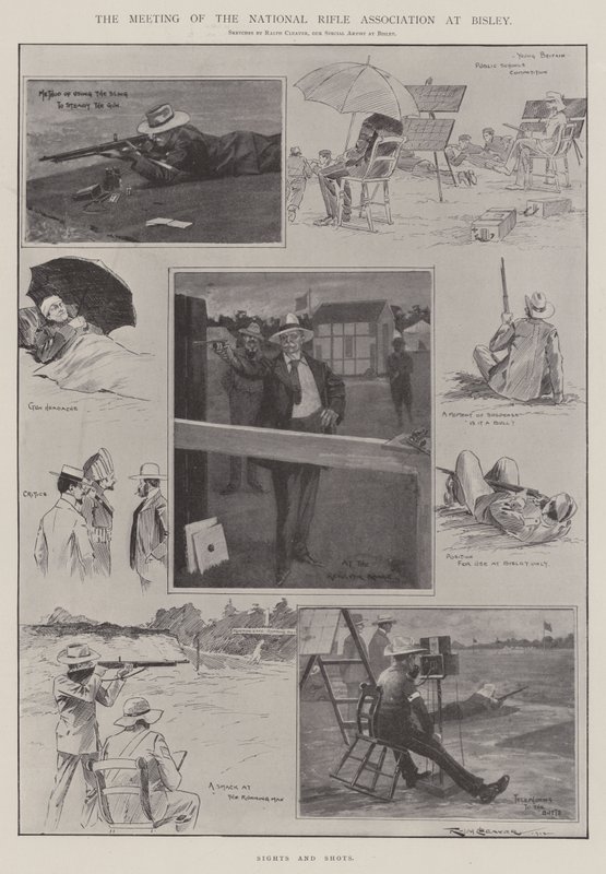 The Meeting of the National Rifle Association at Bisley by Ralph Cleaver