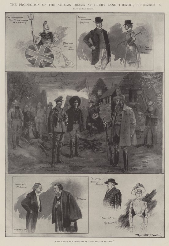 The Production of the Autumn Drama at Drury Lane Theatre, 18 September by Ralph Cleaver