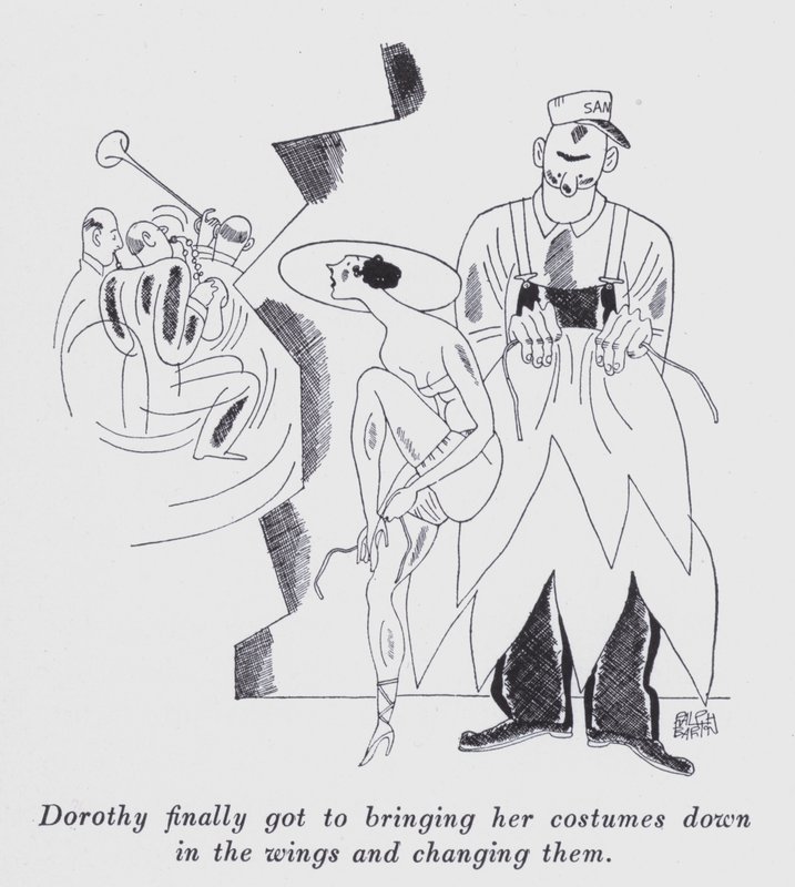 Illustration for "But Gentlemen Marry Brunettes" by Anita Loos by Ralph Barton