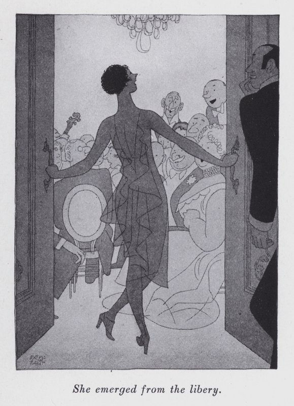 Illustration for "But Gentlemen Marry Brunettes" by Anita Loos by Ralph Barton